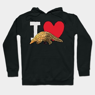 I Love Pangolins Hoodie